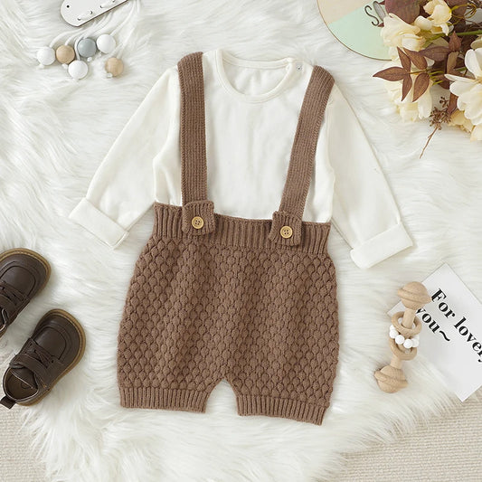 KnitEase  Summer Romper – Sleeveless Baby Jumpsuit
