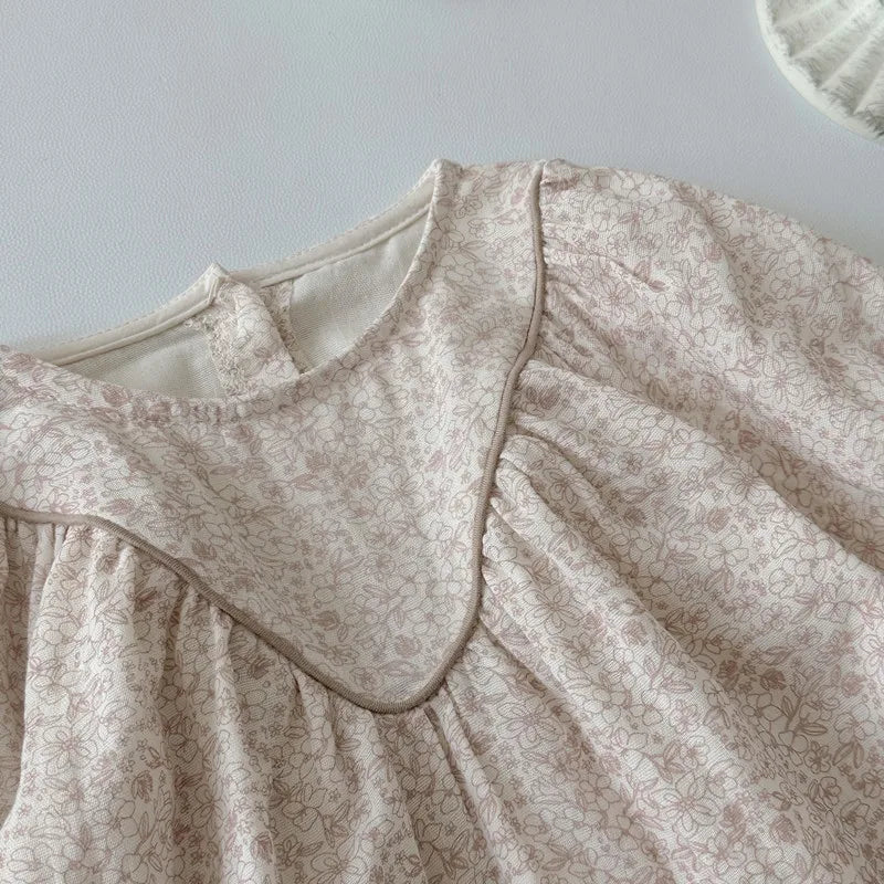 PetalWhim Romper – Sweet Floral Long Sleeve Bodysuit