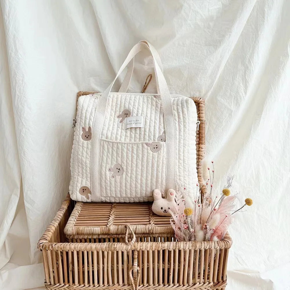 QuiltNest – Quilted Maternity & Diaper Tote for Moms