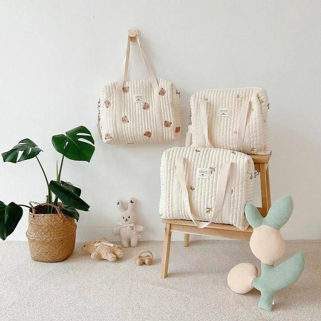 QuiltNest – Quilted Maternity & Diaper Tote for Moms