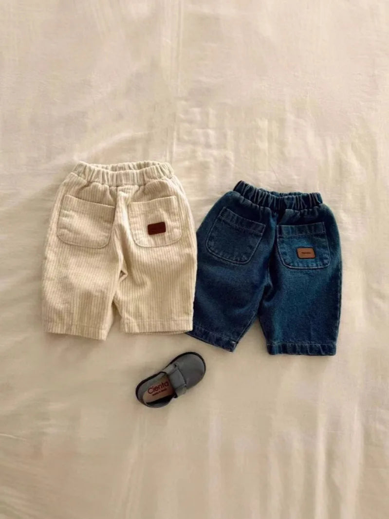 CozyTrail Trousers – Baby Corduroy Denim