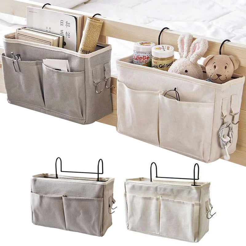 Portable Baby Care Essentials Hanging Organizers Crib Storage Cradle Baby Crib Organizer Diaper Bag Baby