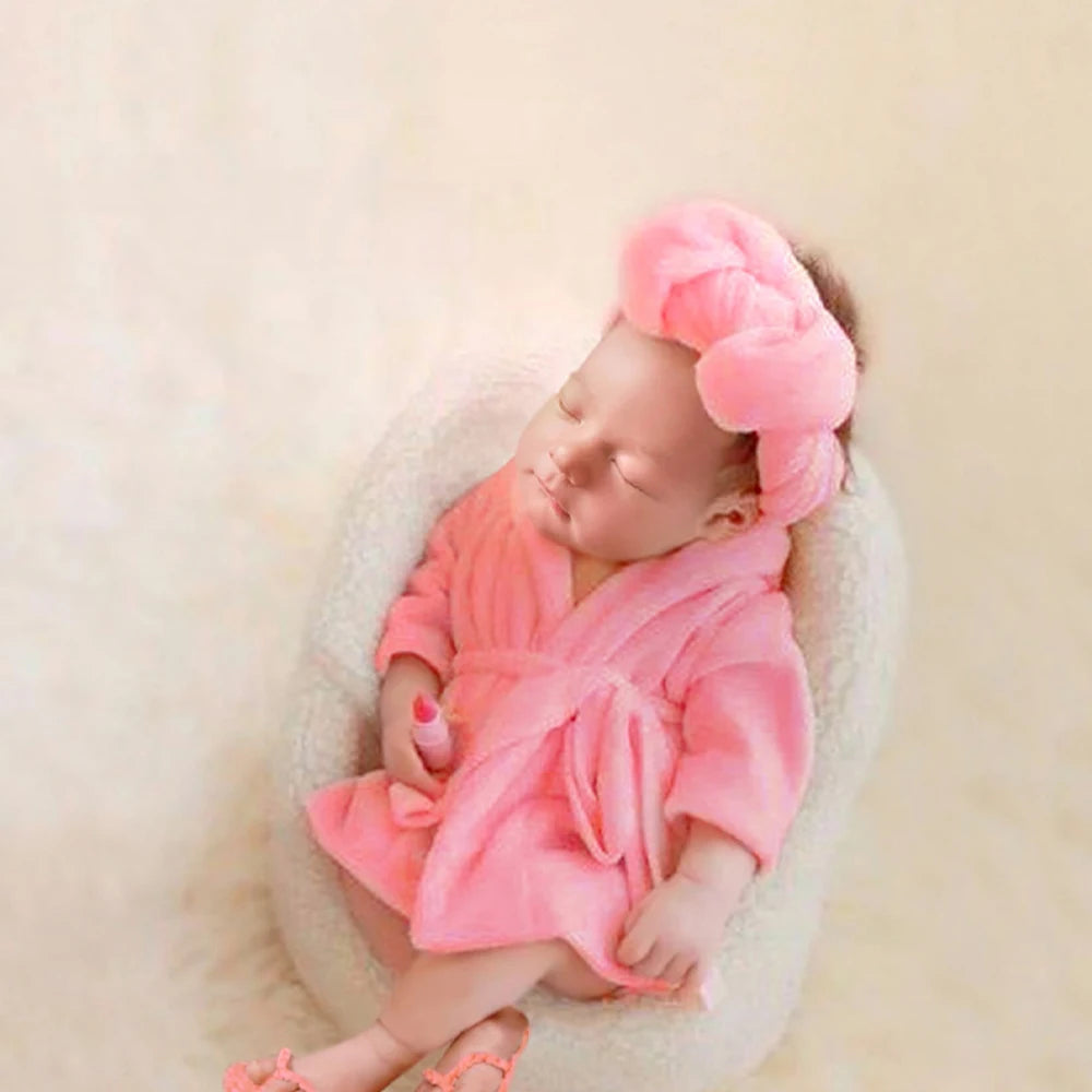 SnugSpa Robe – Baby Bathrobe Photoshoot Outfit
