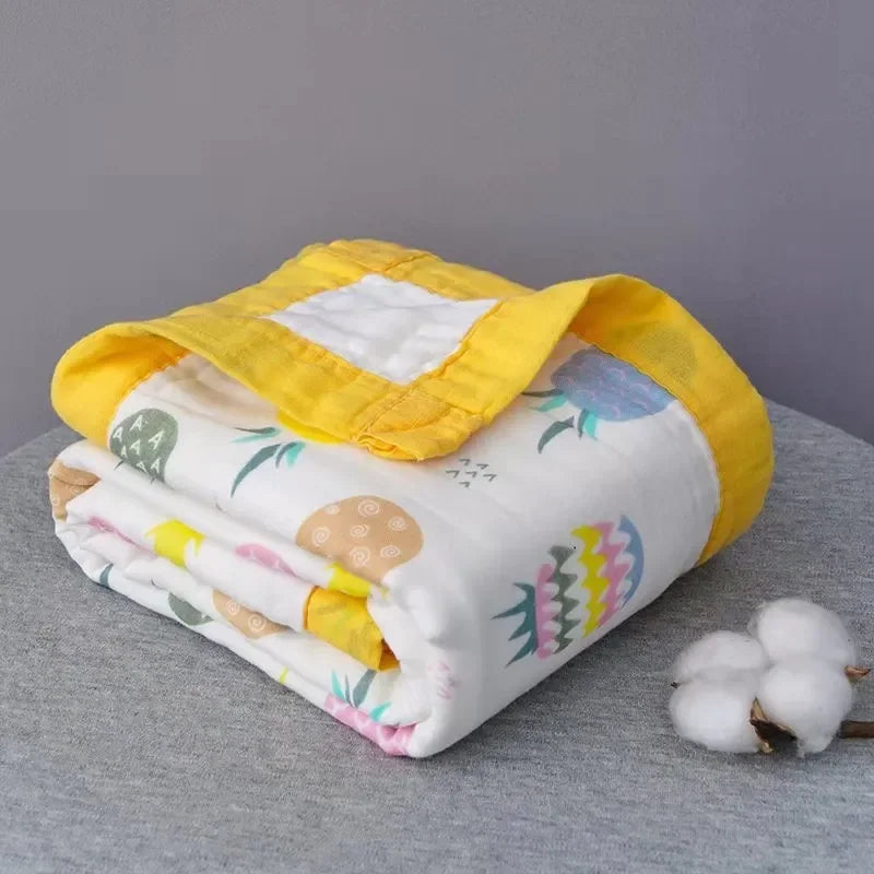 CloudWeave – 6-Layer Cotton Swaddle Blanket