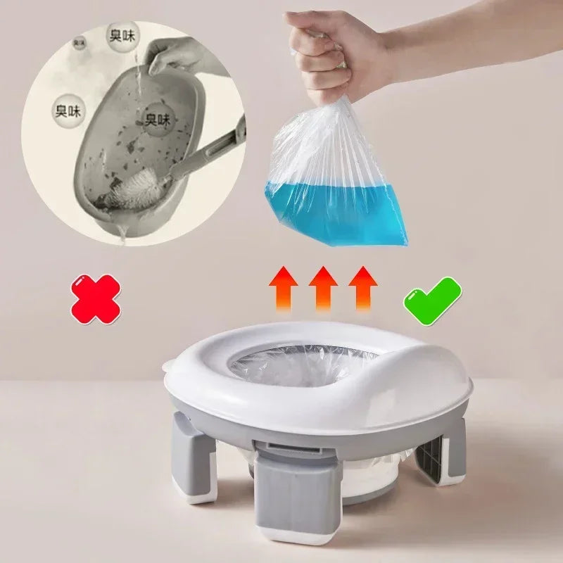 PottiPal – Foldable Kid’s Toilet Seat with Bags