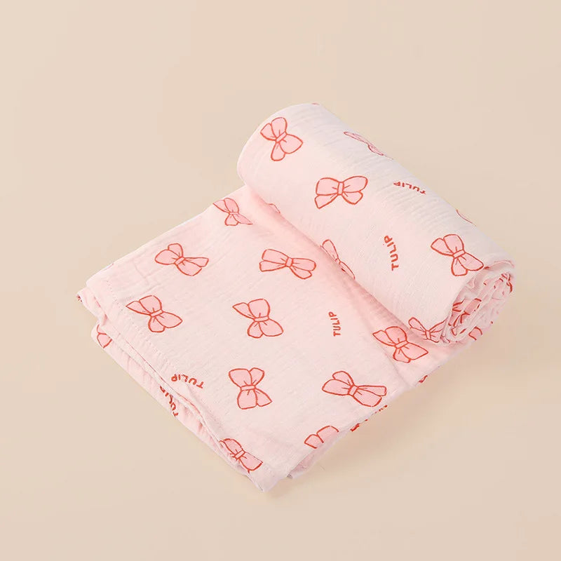 CozyCot Muslin Wrap – Soft Cotton Baby Blanket