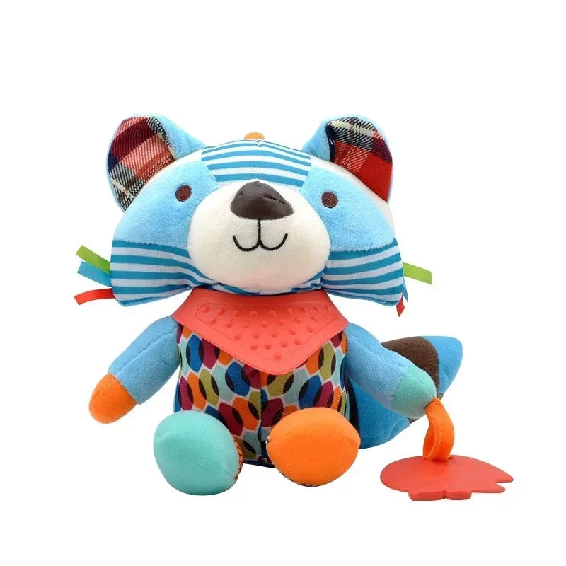 TummyToys – Animal Plush Rattle Set for Babies