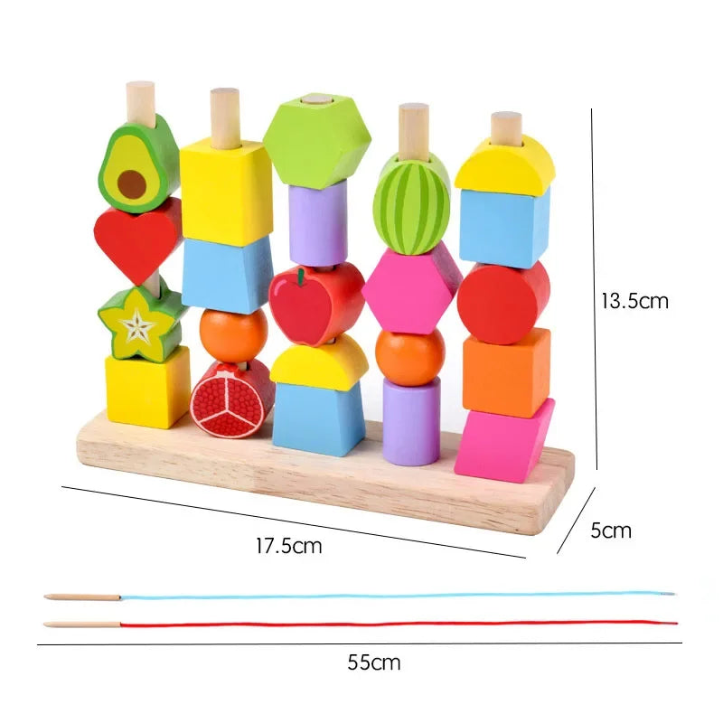 FruitForm – Montessori Color & Shape Matching Toy Set
