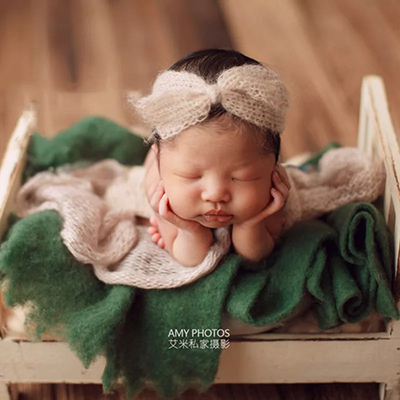 WoolWhisp Blanket – Cozy Merino Baby Photo Prop