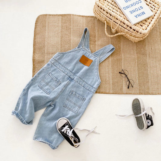 IndigoNest Overalls – Retro Baby Denim Jumpsuit