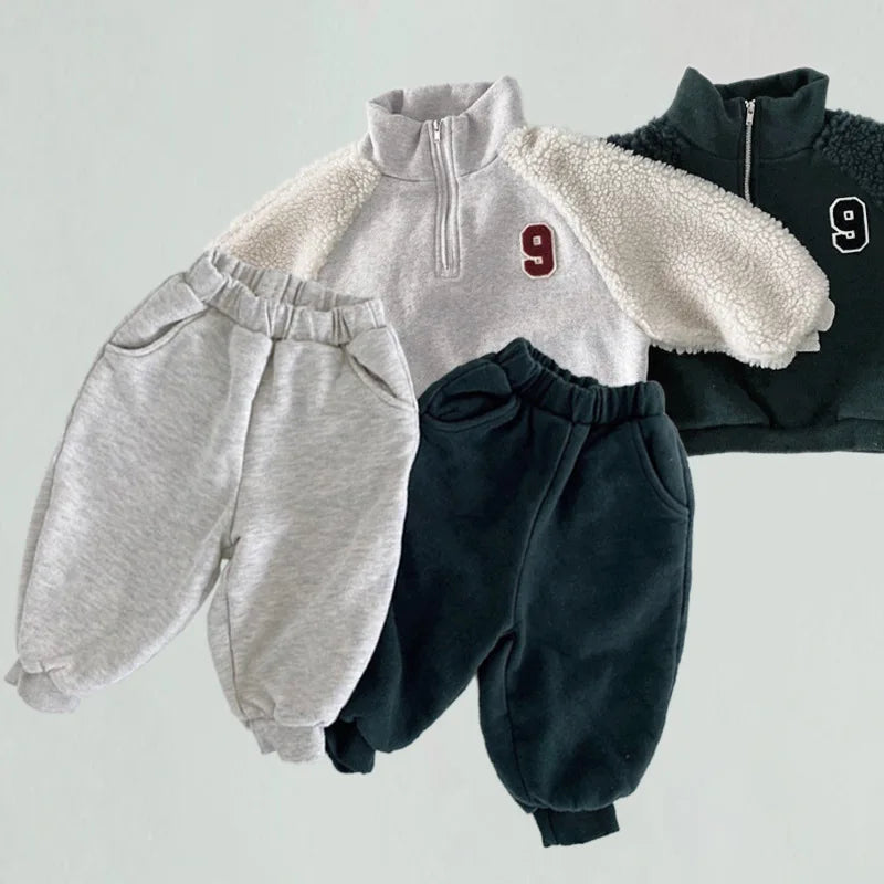 FuzzyCozie™ Winter Set – 2pc Fleece Warmth for Littlies