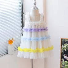TulleMint Frock – Ruched Sleeveless Tutu Dress