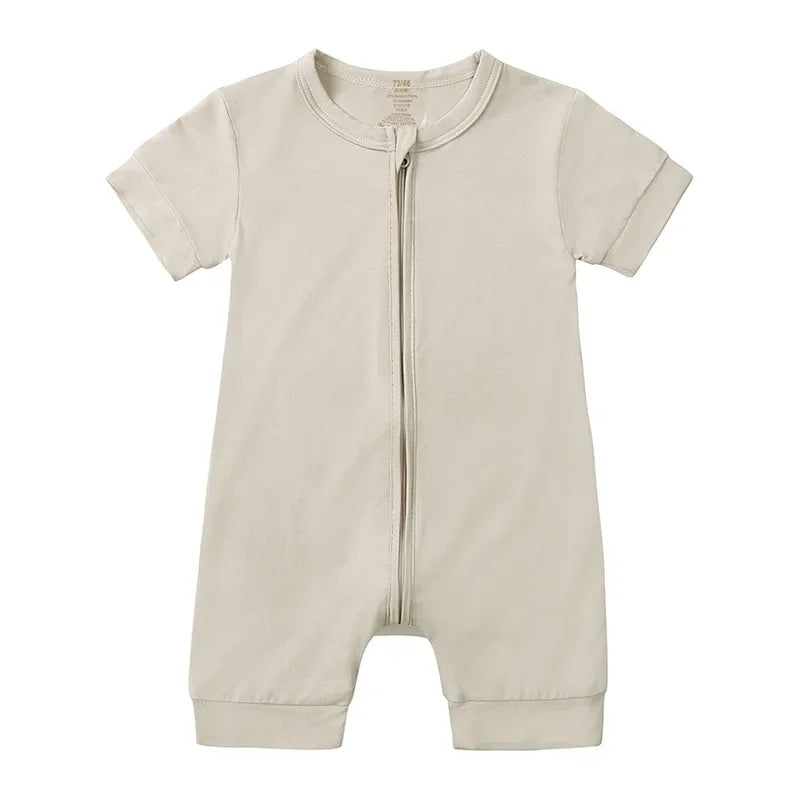 BambinoZip Romper – Soft Bamboo Baby Bodysuit