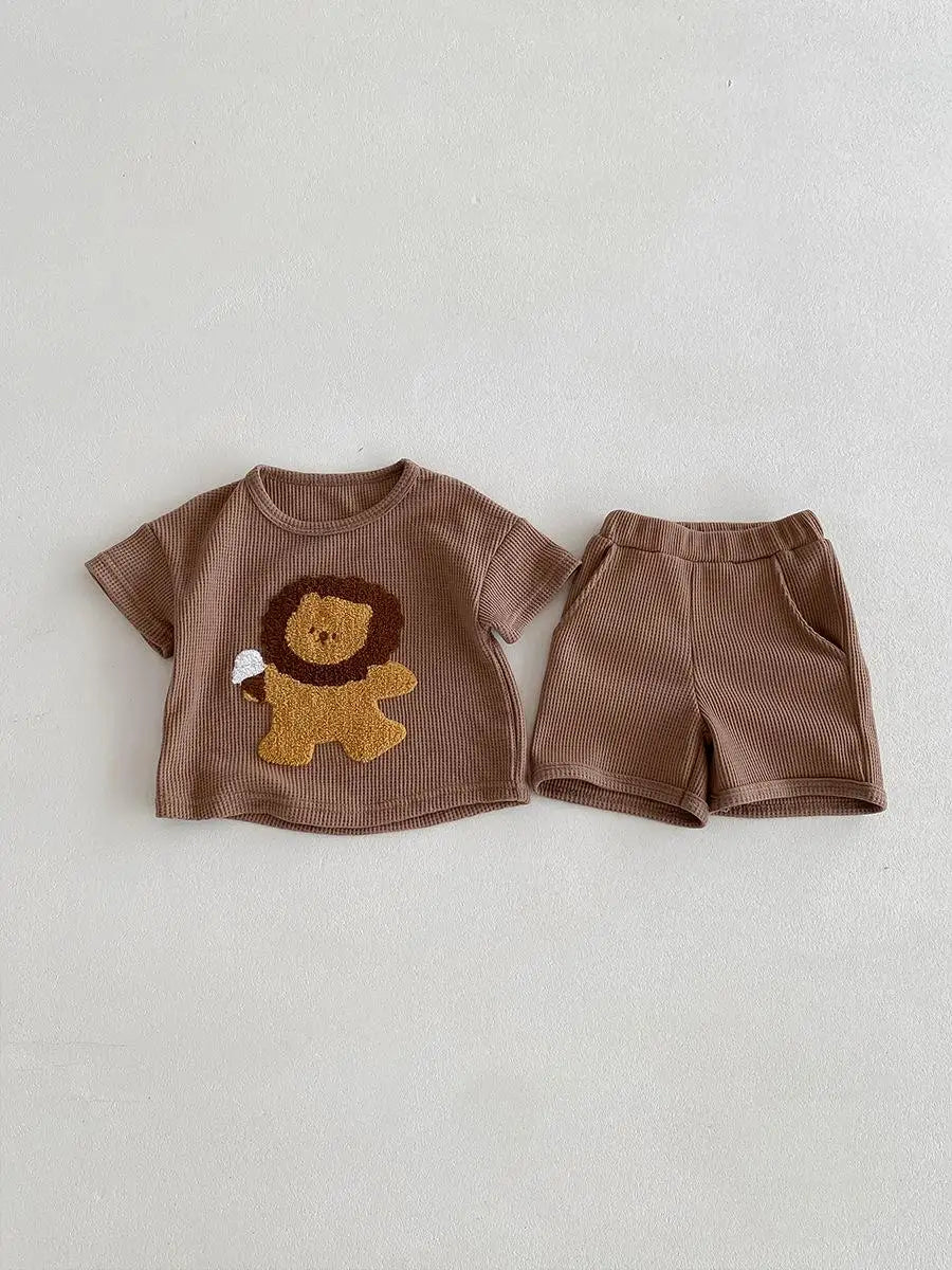 RoarBuddy – Lion Tee & Shorts Set