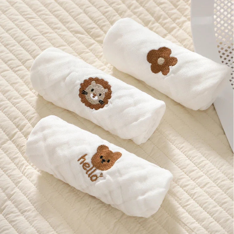 DrooliLuxe – Soft Cotton Towels for Bibs, Wipes & Burps