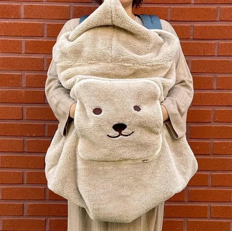 FrostCuddle Cloak – Cozy Fleece Stroller Wrap for Winter Newborns