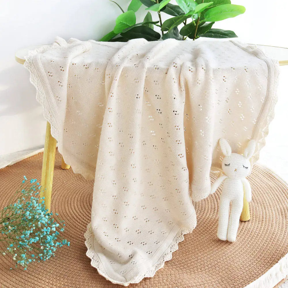 Naptide Baby Knit – Cozy Cotton Blanket for Crib & Wrap