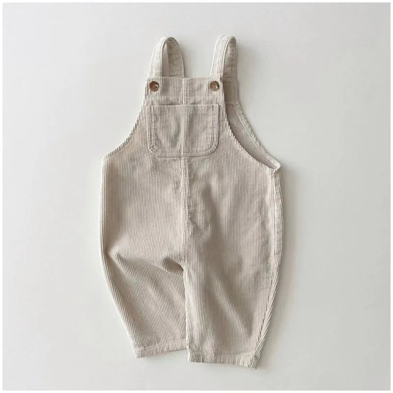 TinyDune Overalls – Soft Denim Baby Pants