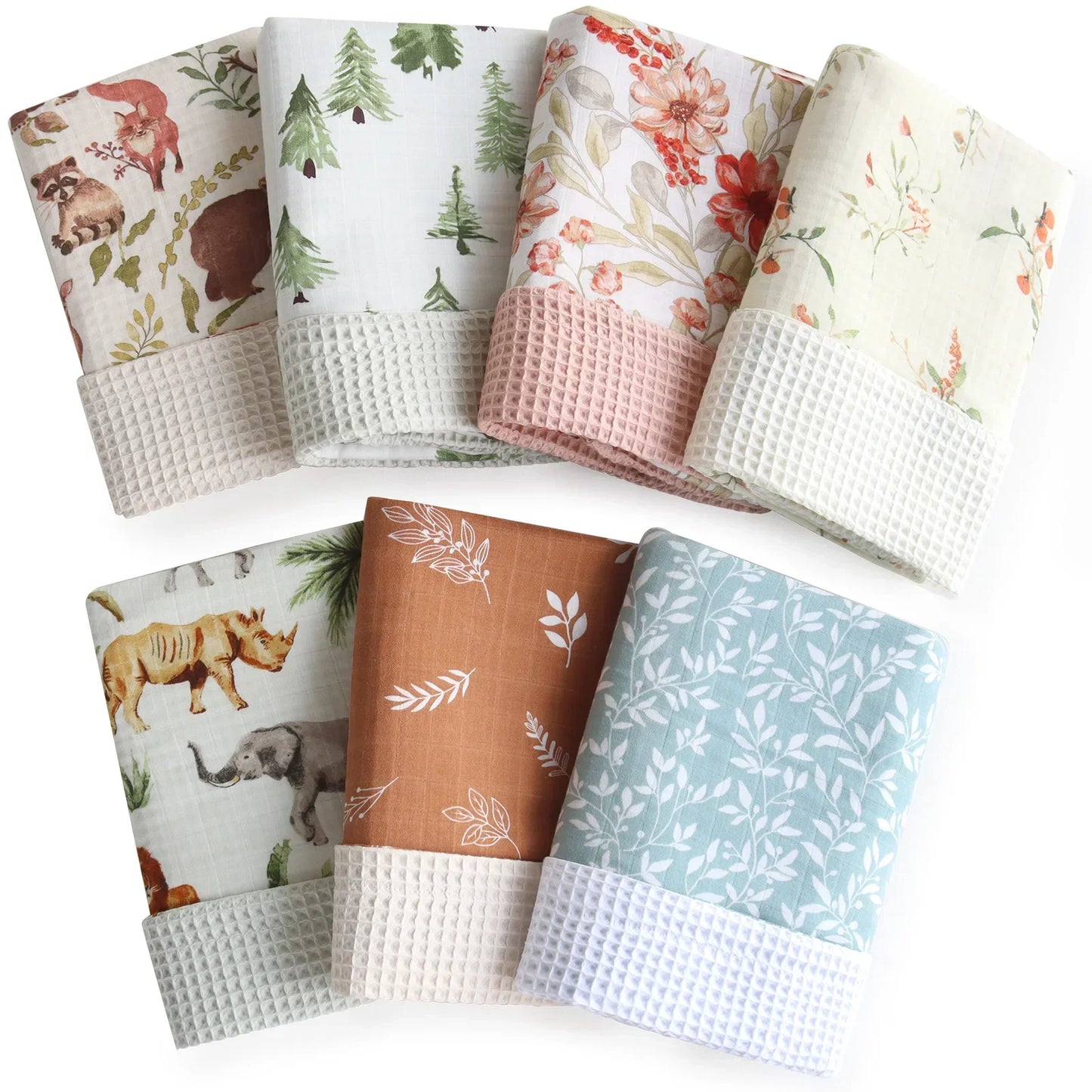 WaffleHug Swaddle – Bamboo Cotton Baby Blanket