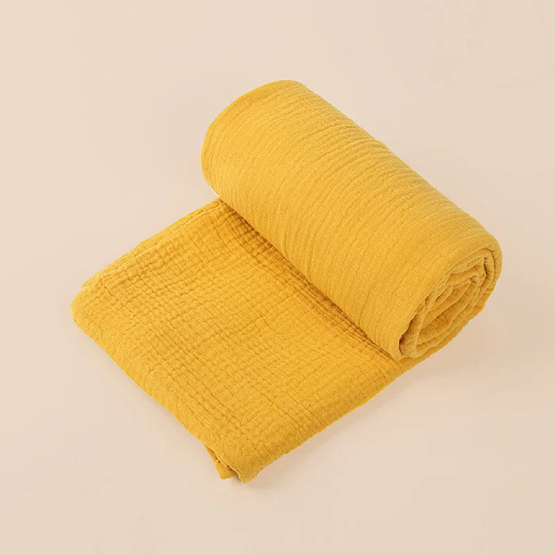 CozyCot Muslin Wrap – Soft Cotton Baby Blanket