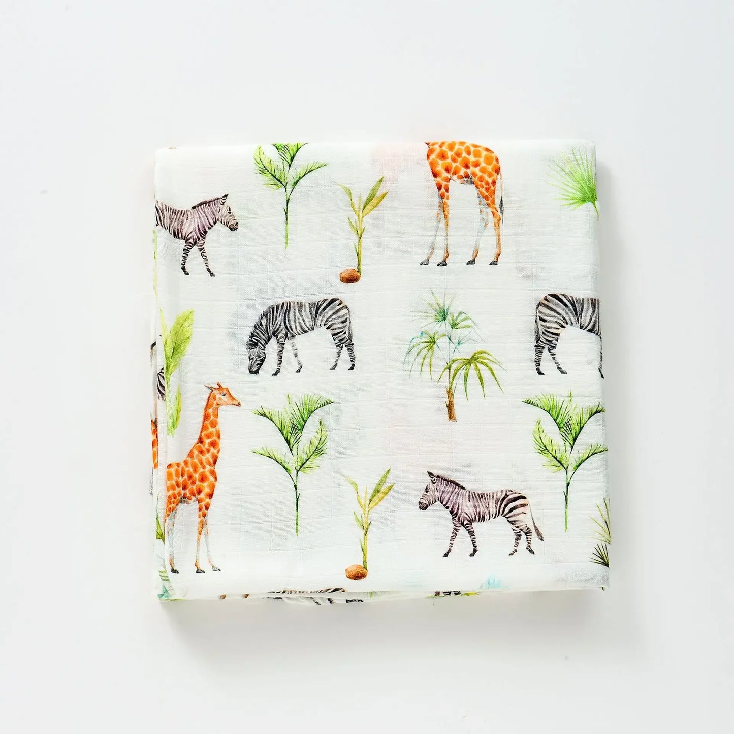SnuggleSketch Wrap – Printed Bamboo Cotton Swaddle for Newborns