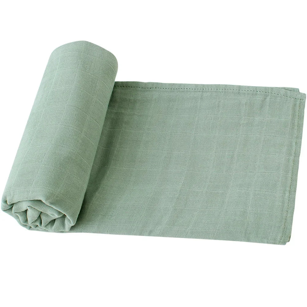 AcaciaBloom Swaddle – Organic Muslin Wrap Set for Newborns