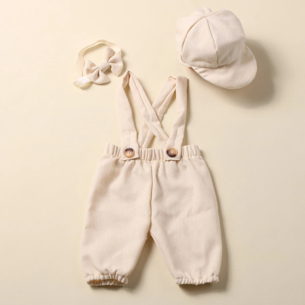 TinyGent Set – Baby Suit with Cap & Bow