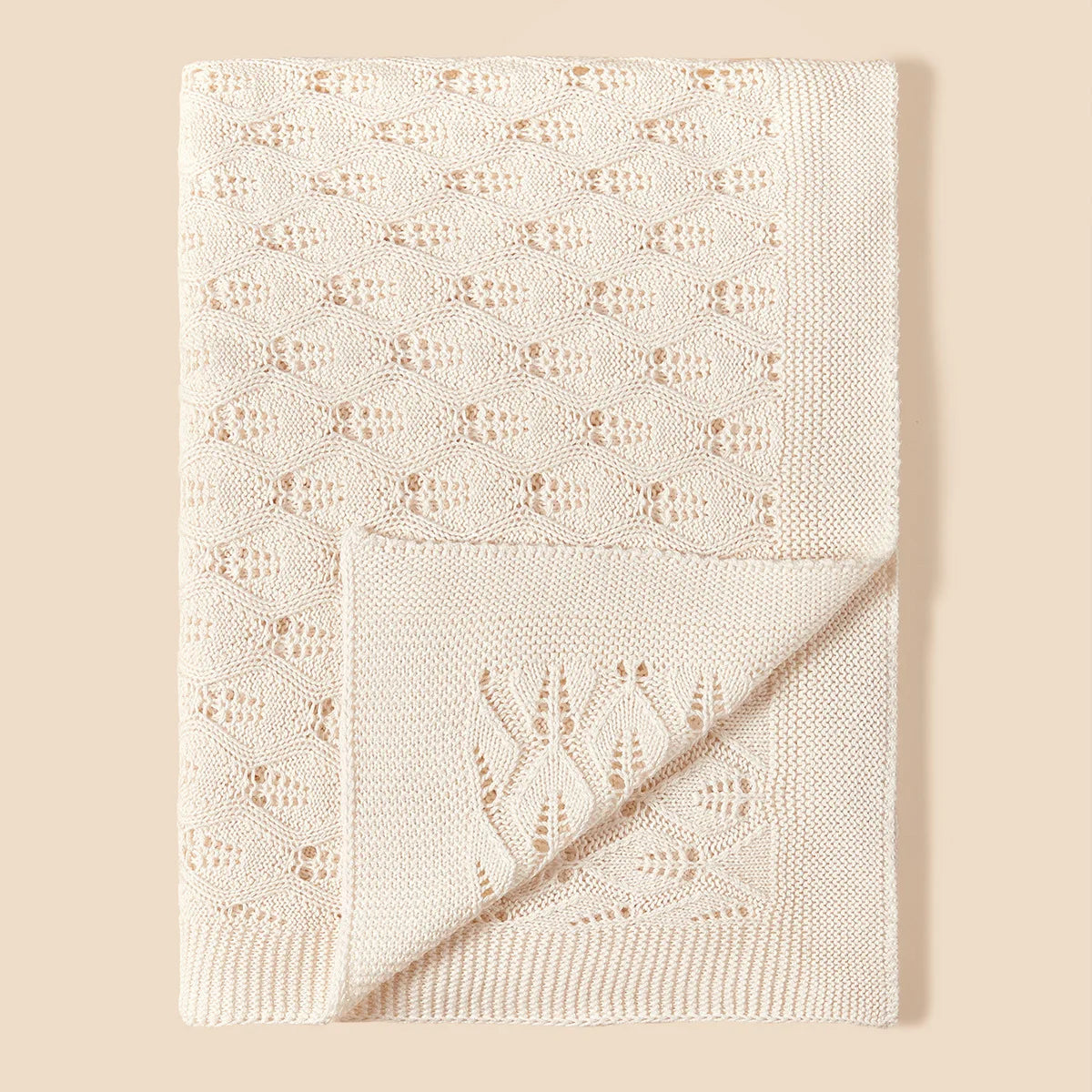 Naptide Baby Knit – Cozy Cotton Blanket for Crib & Wrap