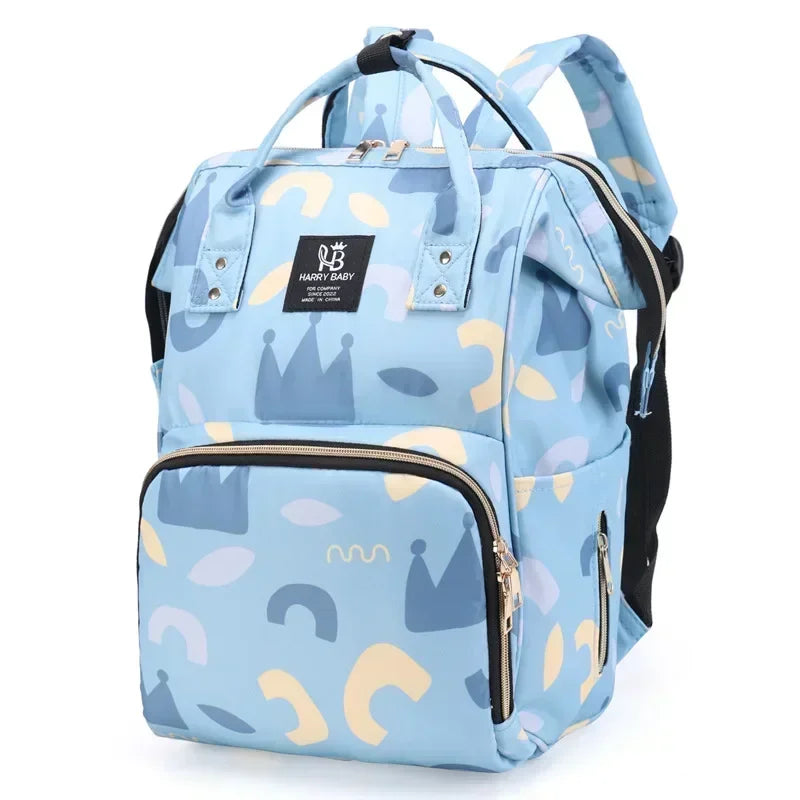 MomPrint Pack – Stylish Multi-Function Diaper Backpack