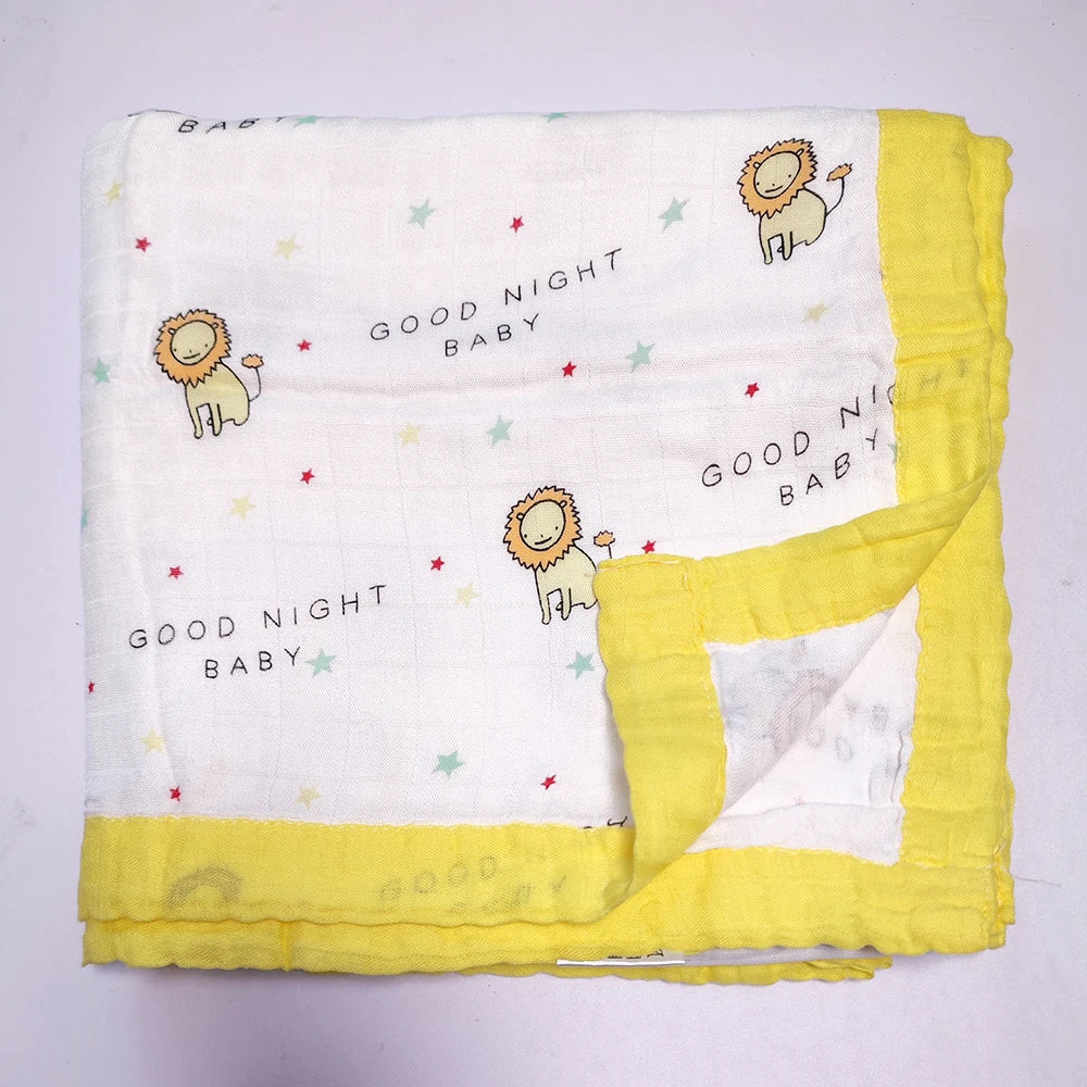 2 Layer Bamboo Cotton Baby Blanket Baby Towel baby blankets newborn