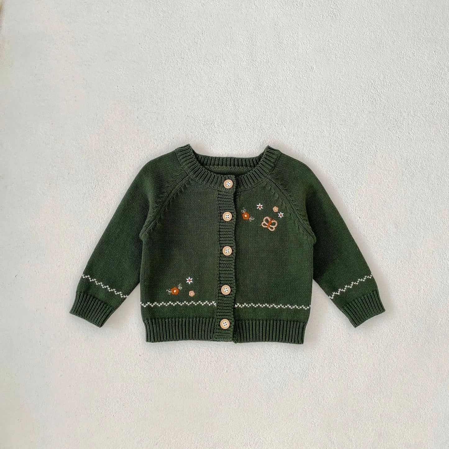 ThreadJoy Knit Top – Embroidered Cotton Sweater for Littles