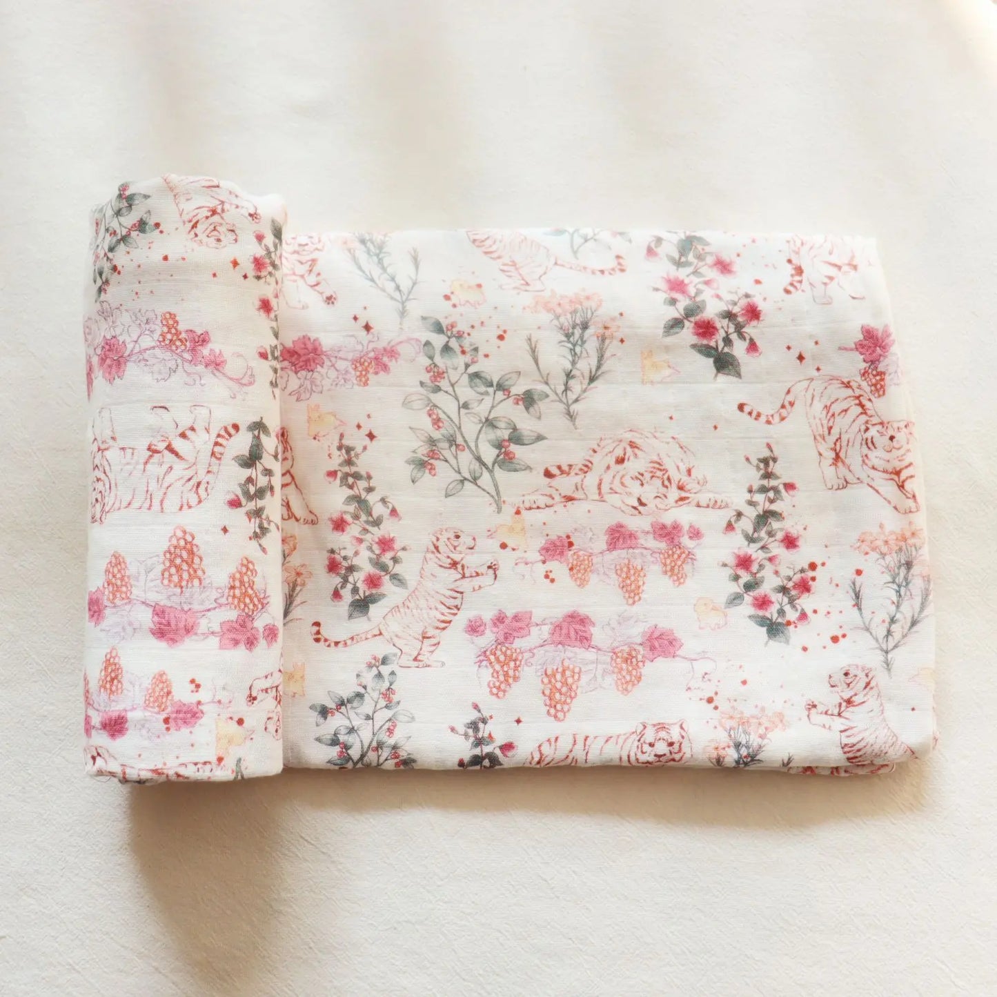 BambinoNest Wrap – Ultra-Soft Muslin Swaddle & Cover