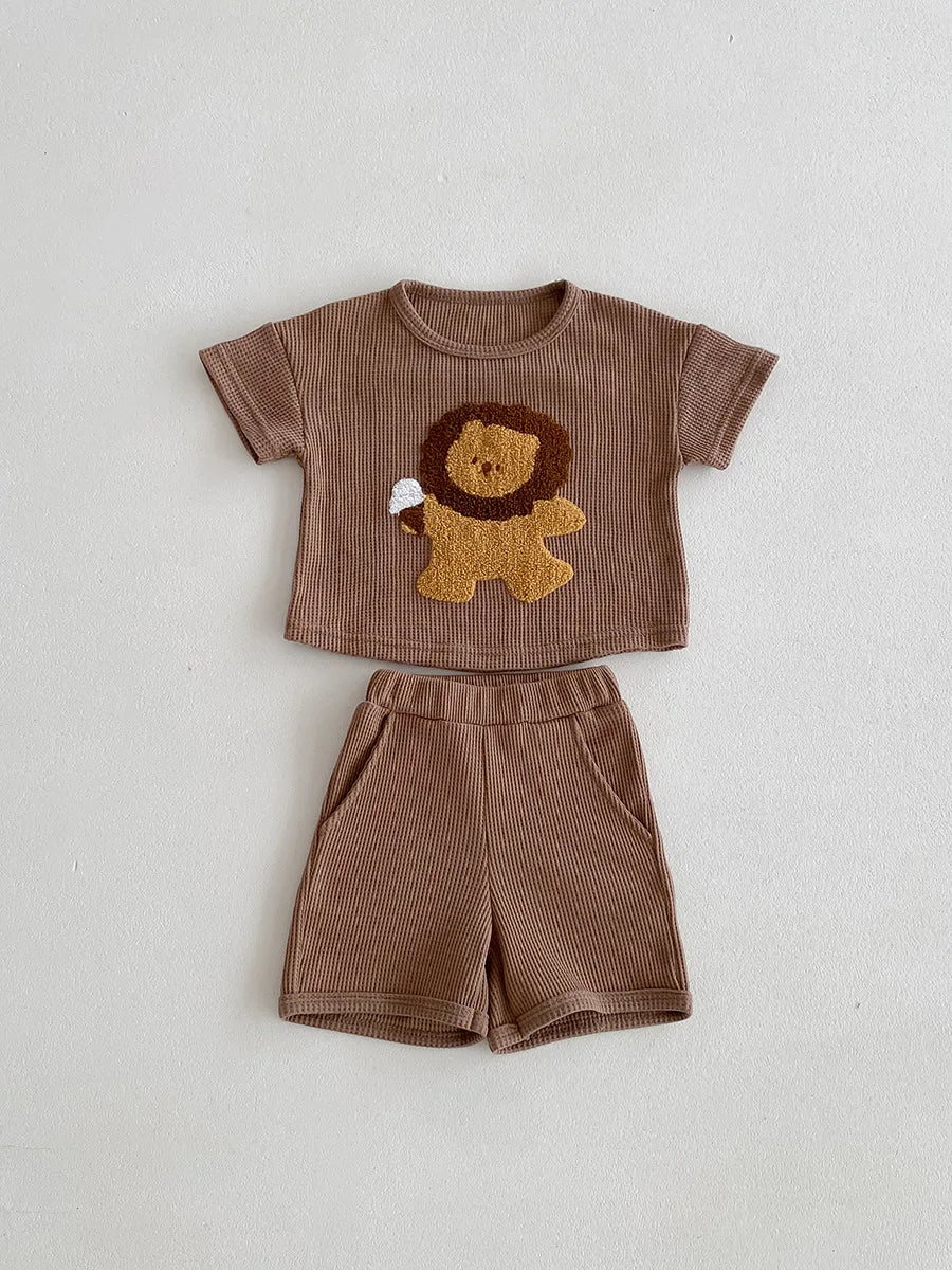 RoarBuddy – Lion Tee & Shorts Set