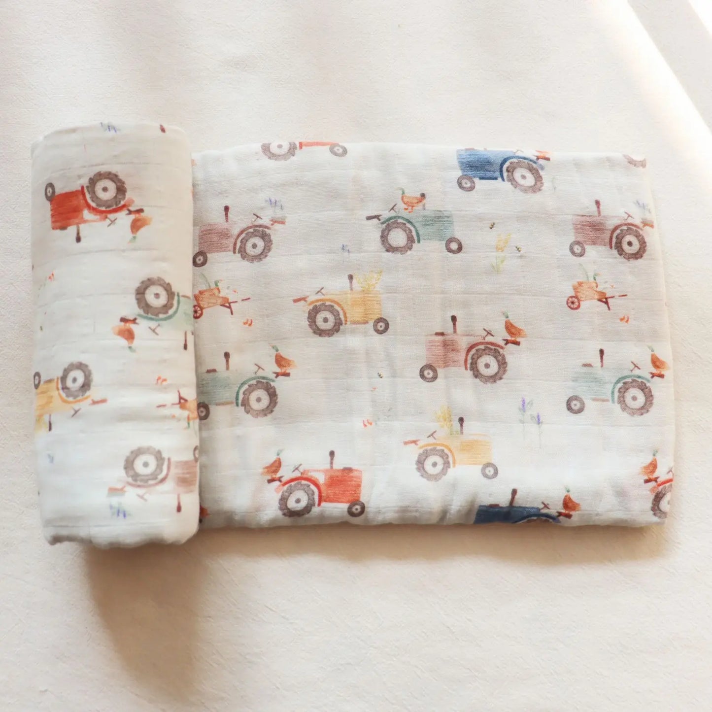 BambinoNest Wrap – Ultra-Soft Muslin Swaddle & Cover