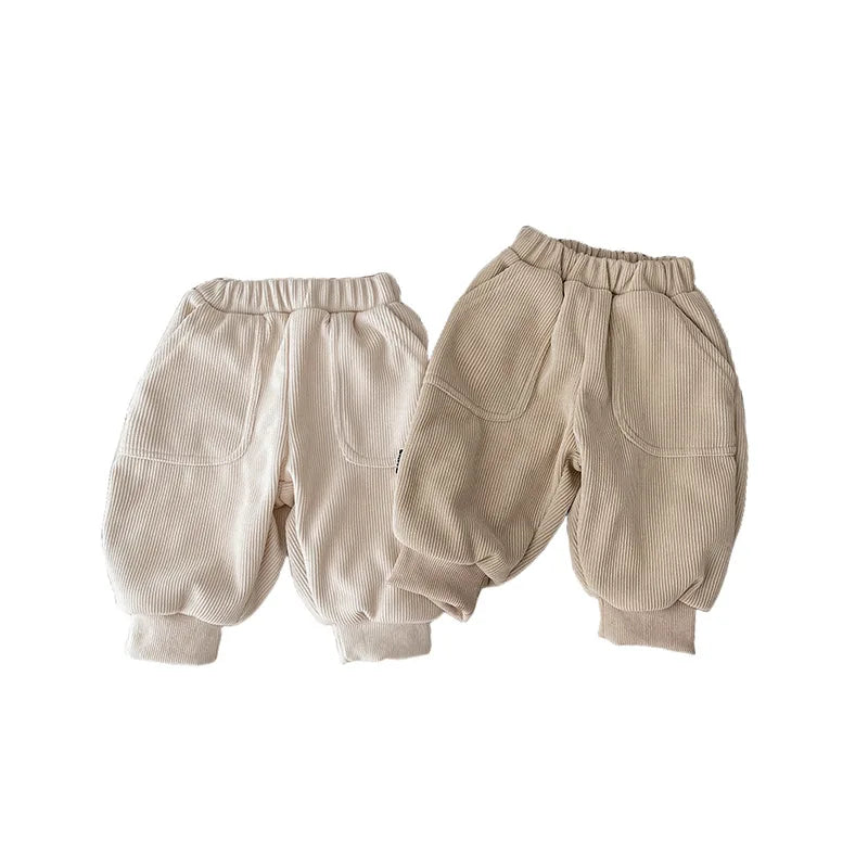 CozyNest Trousers – Velvet-Lined Winter Comfort