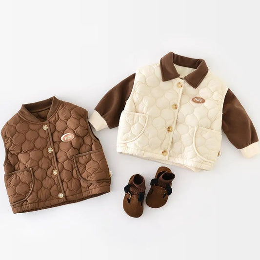 CozyCot Vest – Sleeveless Padded Baby Jacket