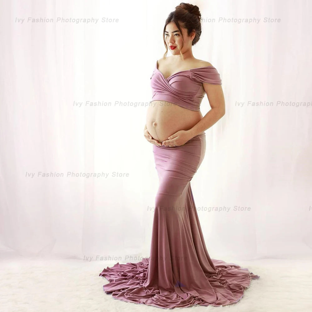 VelviNest – 2-Piece Stretch Maternity Skirt Set