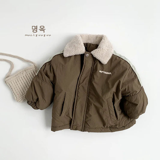 FrostBean Jacket – Plush Zip-Up Winterwear for Kids
