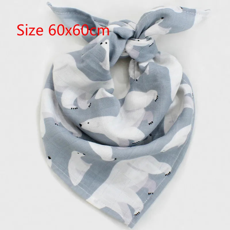 BambooNest – Solid Muslin Swaddle Blanket