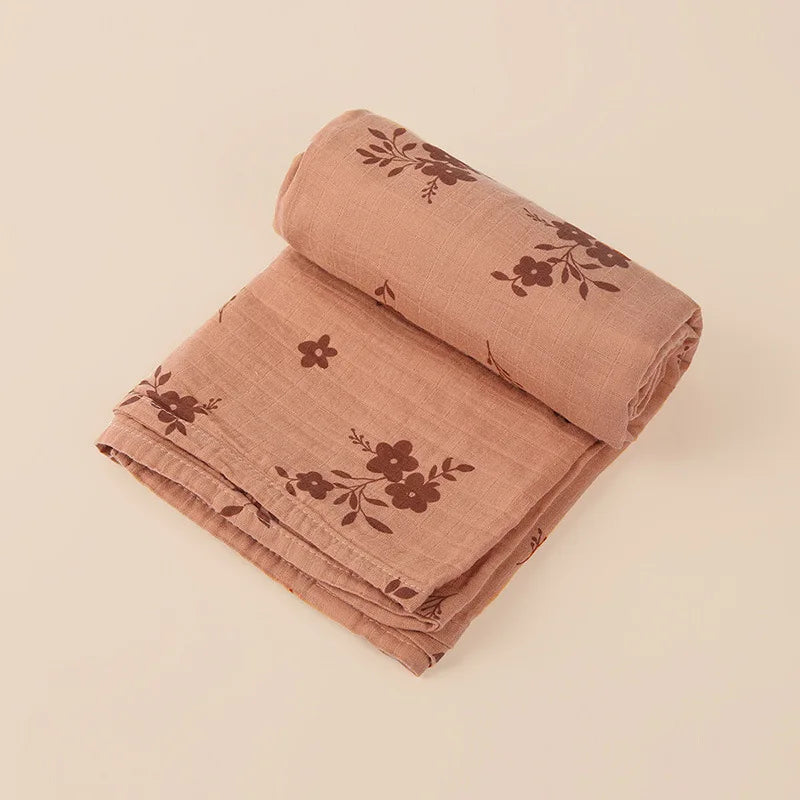 CozyCot Muslin Wrap – Soft Cotton Baby Blanket
