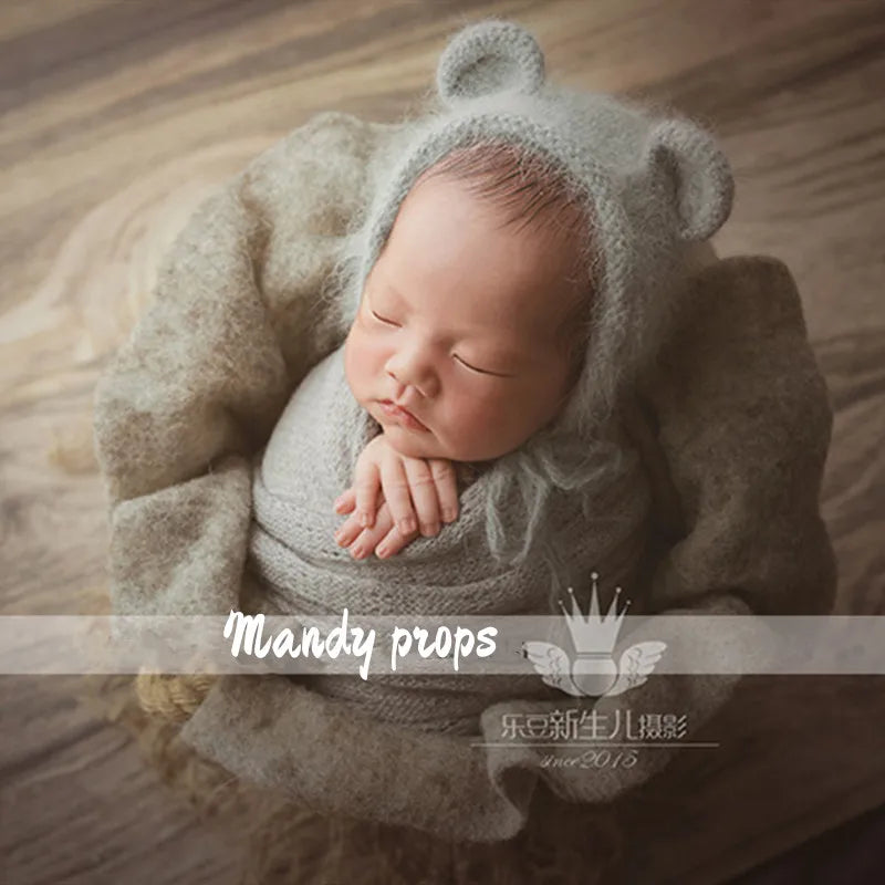WoolWhisp Blanket – Cozy Merino Baby Photo Prop