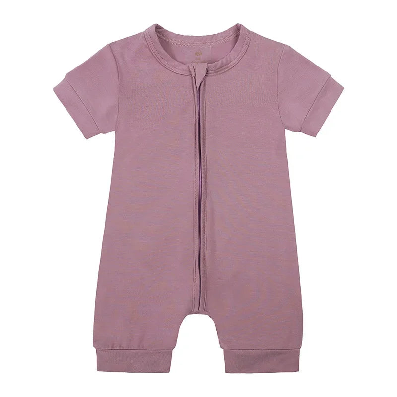 BambinoZip Romper – Soft Bamboo Baby Bodysuit