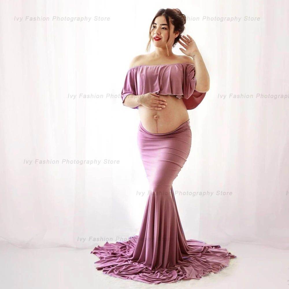 VelviNest – 2-Piece Stretch Maternity Skirt Set