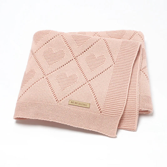 PlushNest Wrap – Cozy Cotton Blanket for Baby Boys & Girls