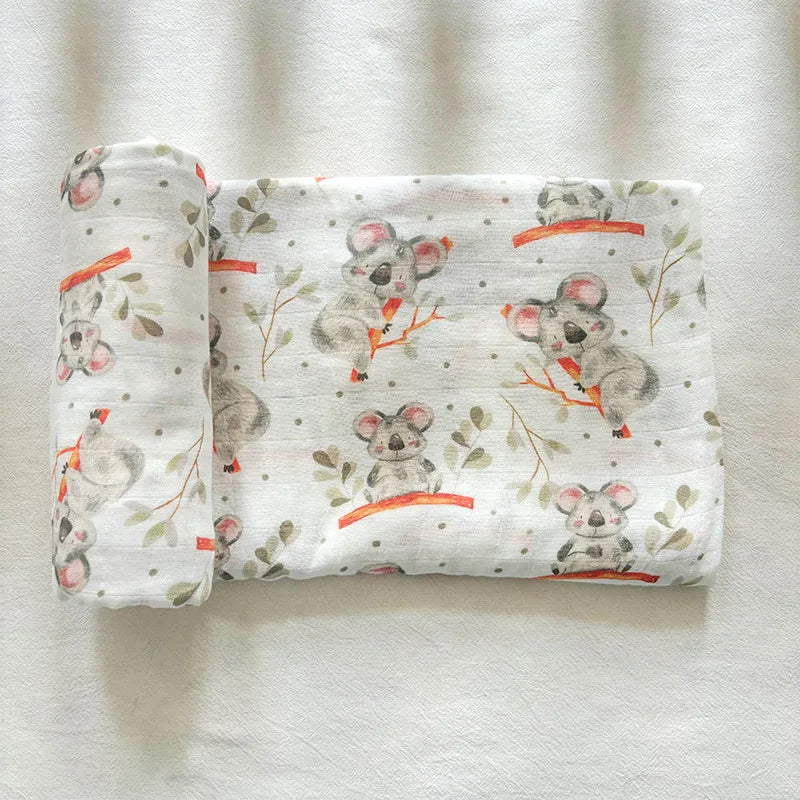 BambinoNest Wrap – Ultra-Soft Muslin Swaddle & Cover