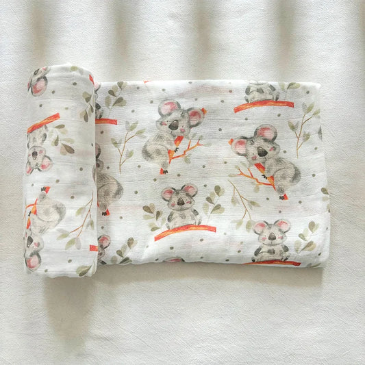 BambinoNest Wrap – Ultra-Soft Muslin Swaddle & Cover