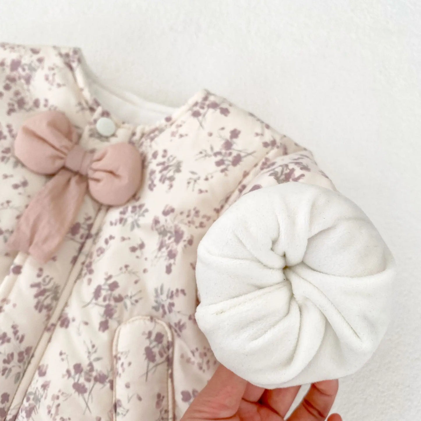 BlossiZip Coat – Floral Cotton Warm Jacket for Girls