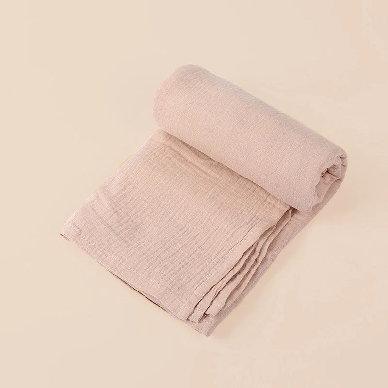 CozyCot Muslin Wrap – Soft Cotton Baby Blanket