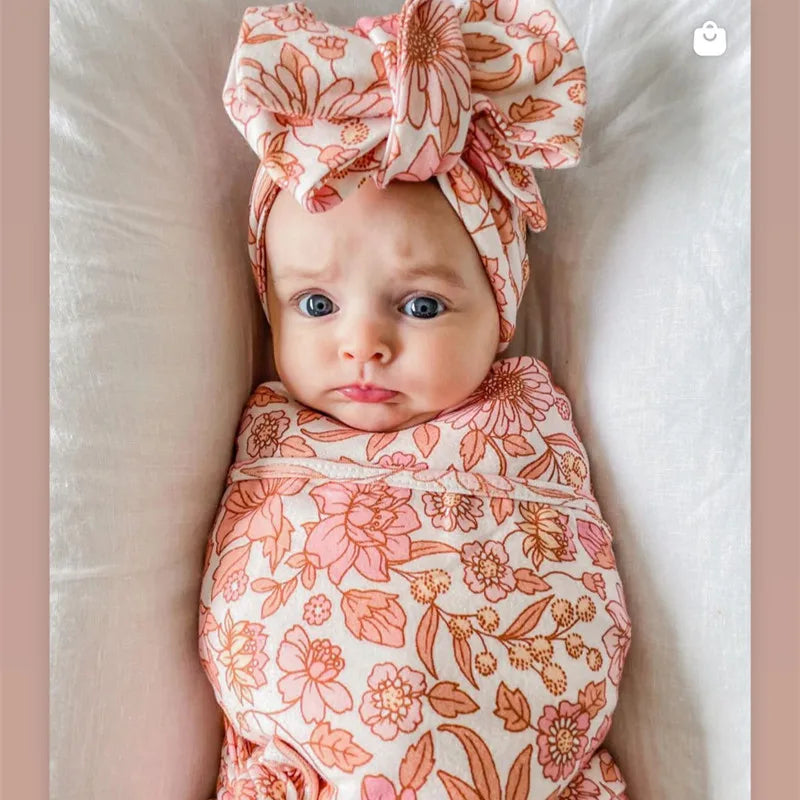 SnapBloom – Floral Baby Wrap for Photography Moments