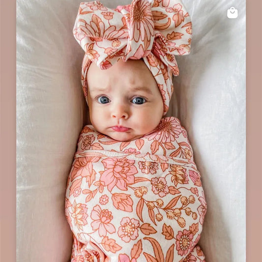 SnapBloom – Floral Baby Wrap for Photography Moments